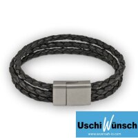 Lederarmband geflochten
