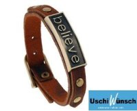 Lederarmband mit Gravur